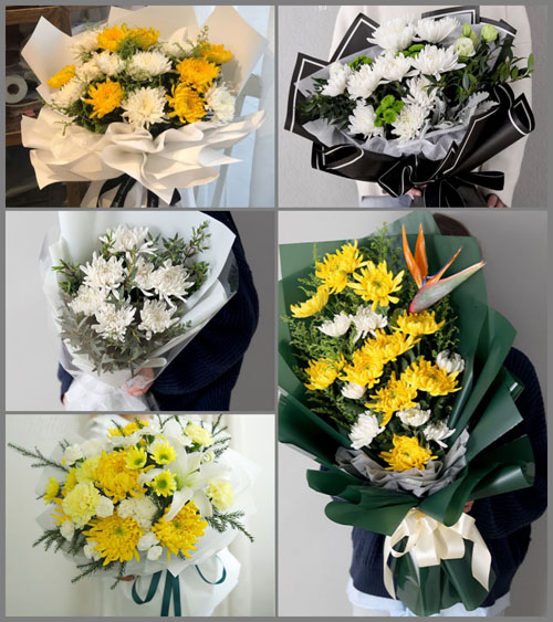 福建福州长乐市首占镇礼元村白事花束代送